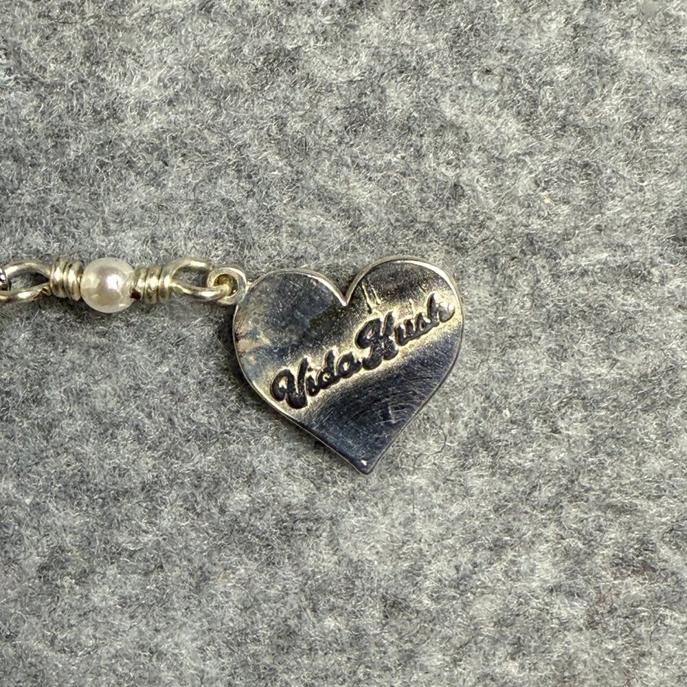 Vida Kush Juicy Heart Chain Necklace 18K Gold plated and Stainless Steel - Picture 4 of 5